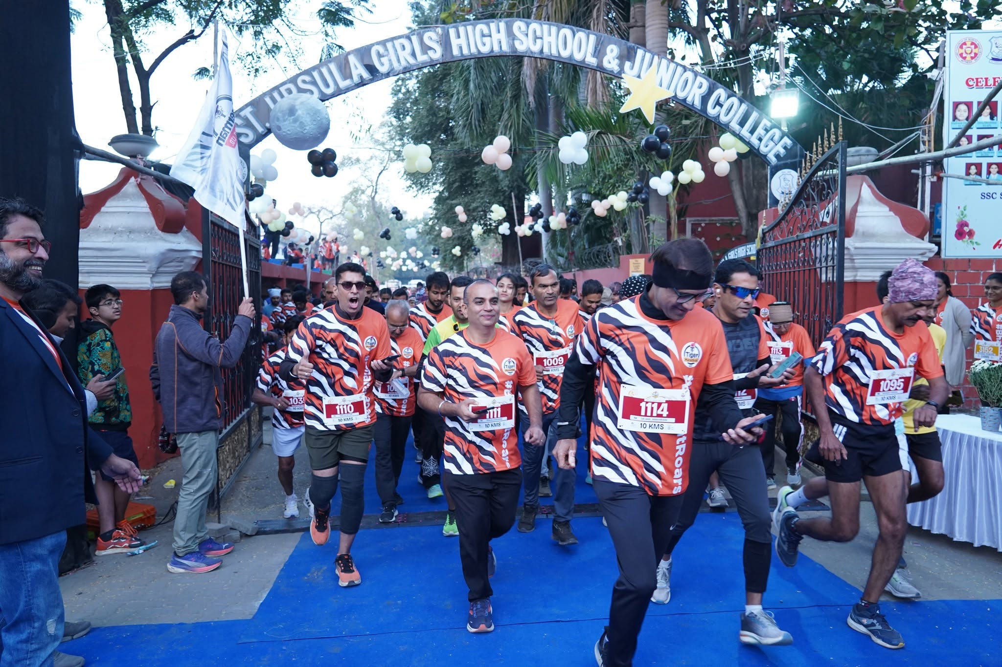 Runners at the starting line