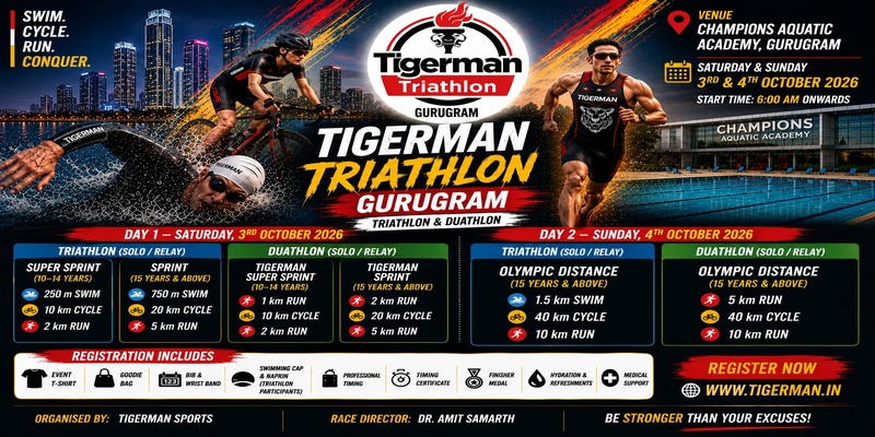 Tigerman Triathlon & Duathlon Pune 2026